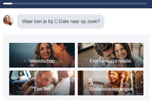 C-Date Registratie